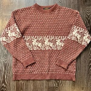 Mens Wool Eddie Bauer Sweater Size L